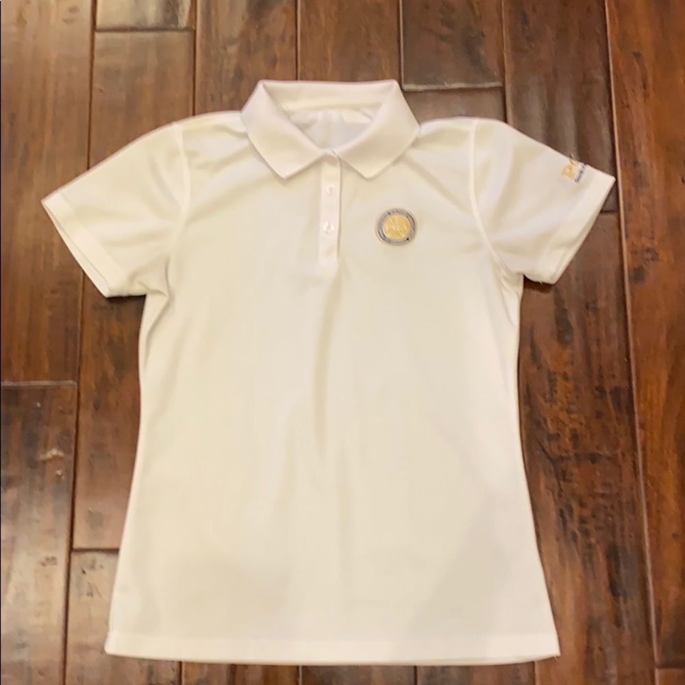 PGA of South FL women’s white golf shirt -size S